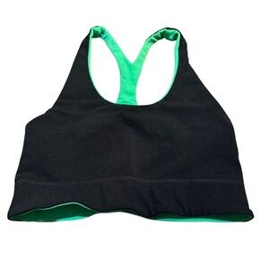 Fabletics reversible black and lime
Green sports bra, size S